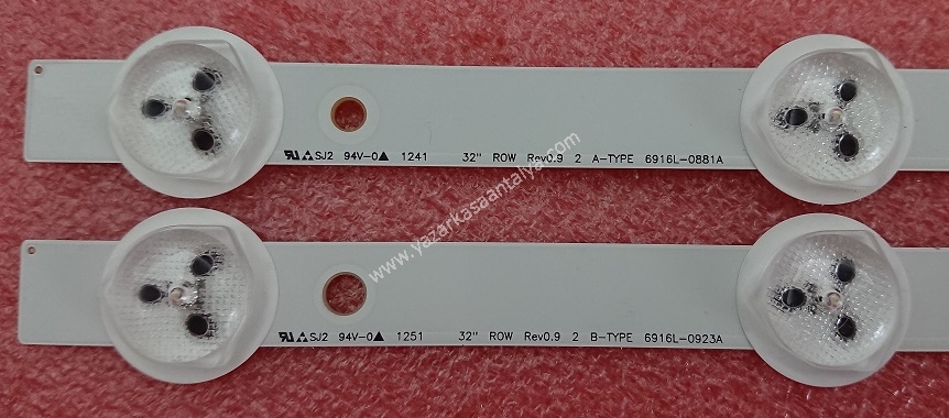 32'' ROW Rev0.9 2 A-TYPE 6916L-0881A , B-TYPE 6916L-0923A LED
