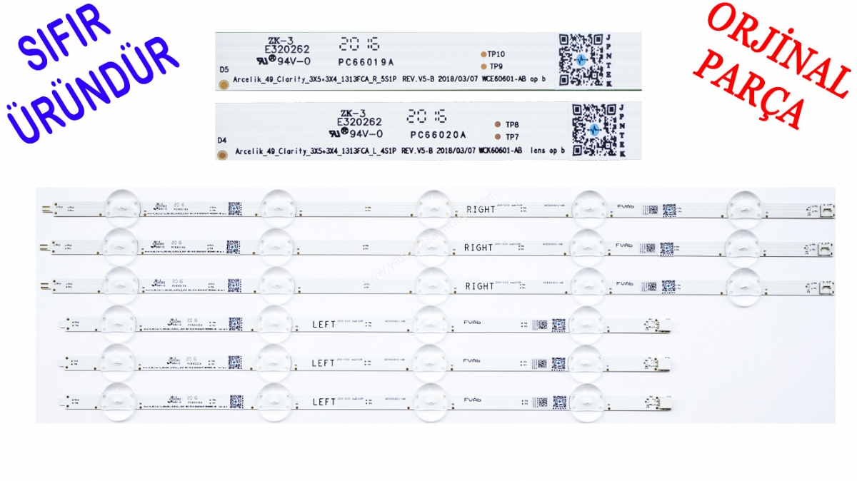 Arcelik_49_Clarity_3X5+3X4_1313FCA_R_5S1P-REV.V5-B-WCE60601-AB-,-Arcelik_49_Clarity_3X5+3X4_1313FCA_L_5S1P-REV.V5-B-WCK60601-AB