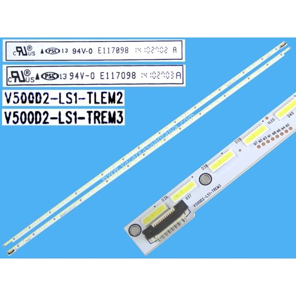 YENi-SIFIR-uRuN--V500D2-LS1-TLEM2,-M00082N31,-V500DK2-KS1-REV.C8,-PHiLiPS-50PUK6809-12,-PHiLiPS-V500DK2-KS1,-Chi-Mei-Innolux,-Led-Bar,-Panel-Ledleri